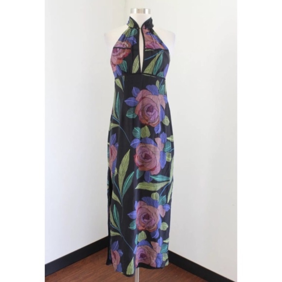 Trina Turk Dresses & Skirts - NWT TRINA TURK Silk Floral Maxi Dress Side Slit